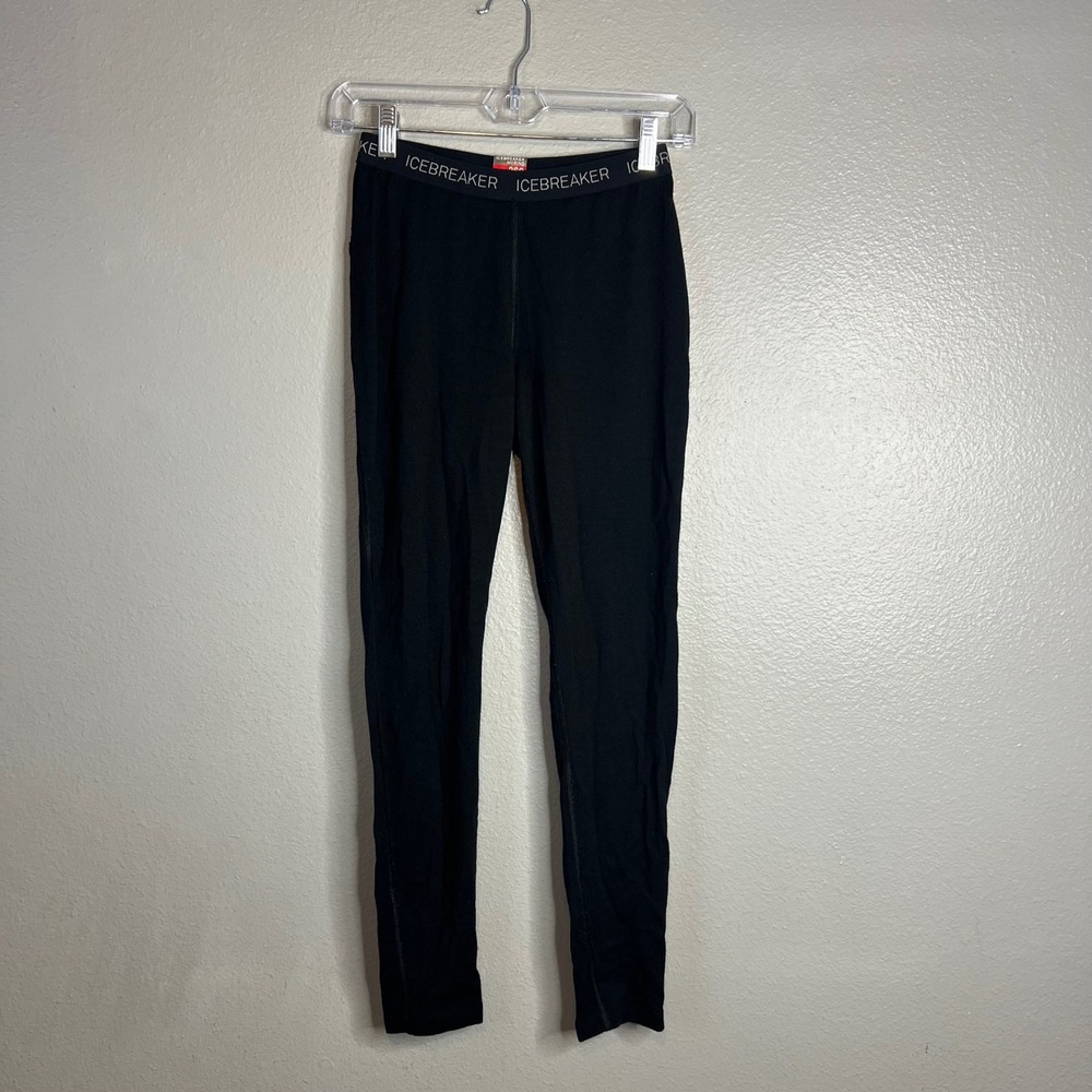Icebreaker Merino 260 Leggings Womens Sz S Base Layer Midweight Thermal